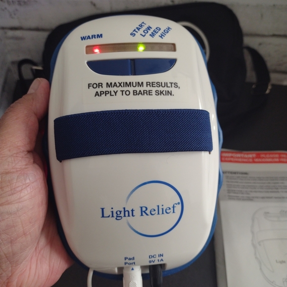Light Relief LR150 Infrared Therapy Pain Relief Device W/Carrying Case - Manual - Picture 4 of 5